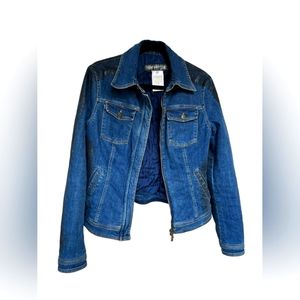 GF FERRE vintage Blue Jean jacket